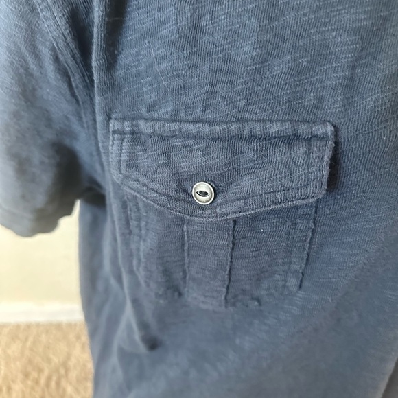 Men’s used Lucky Brand polo blue shirt button size XL - Picture 5 of 6